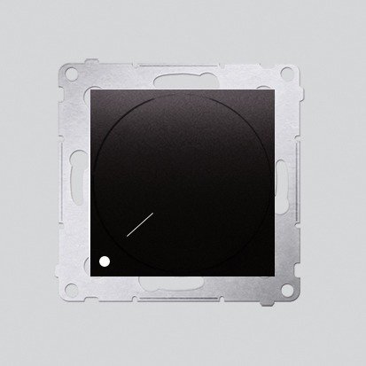 Simon 54 Premium Antracit forgatható bipoláris fényerőszabályzó szabályozható LED-eknek DS9L2.01/48