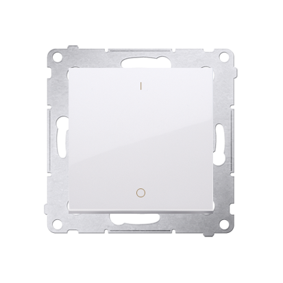 Simon 54 Premium Fehér kétpólusú kapcsoló, gyorscsatlakozó, DW2.01/11